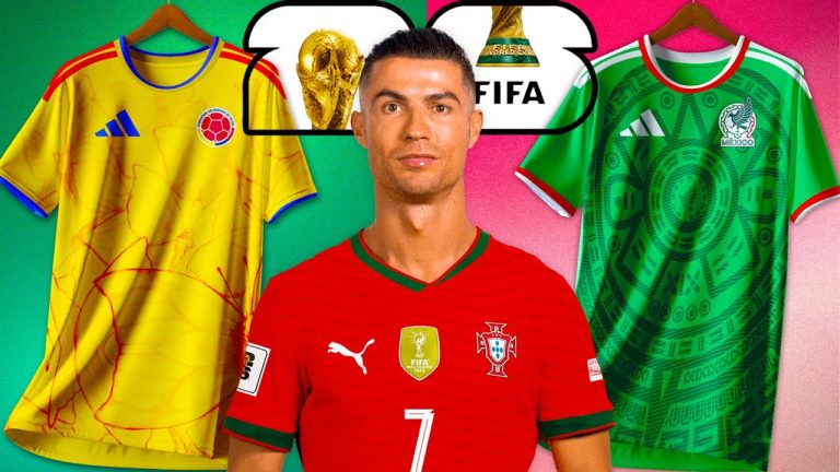 NUEVAS CAMISETAS del MUNDIAL 2026 | Portugal, Colombia, México y más
