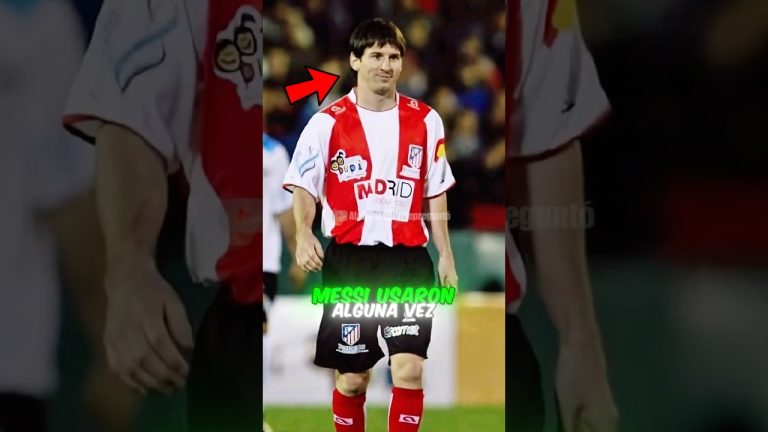 Camisetas que NO sabías que Cristiano Ronaldo y Lionel Messi usaron alguna vez #opentracks #shorts